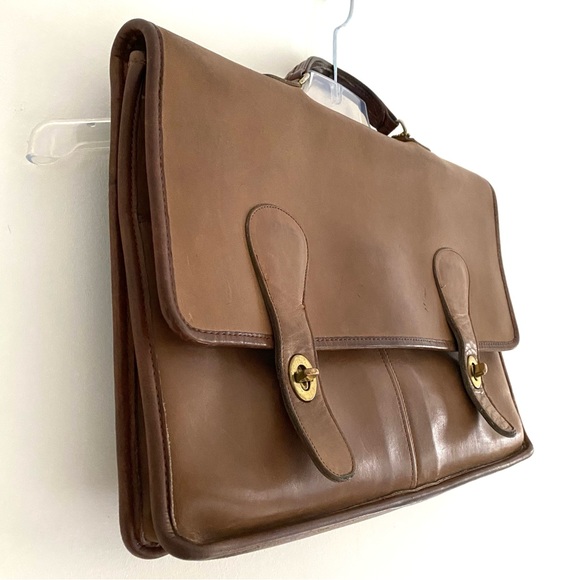 Vintage Coach Legacy Slim Briefcase - Tabac - Picture 7 of 16